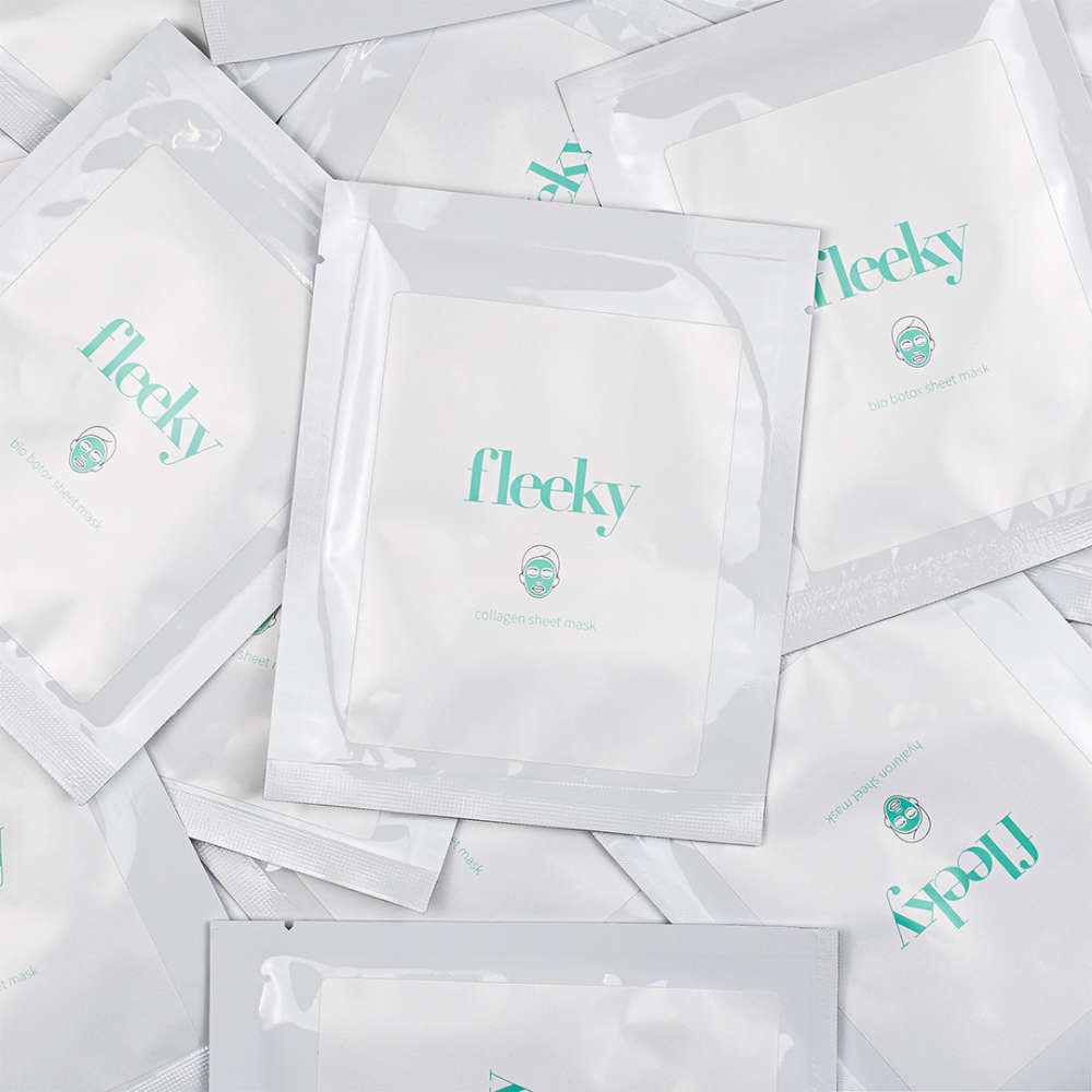 Fleeky Hyaloron Sheet Mask & Dermaroller