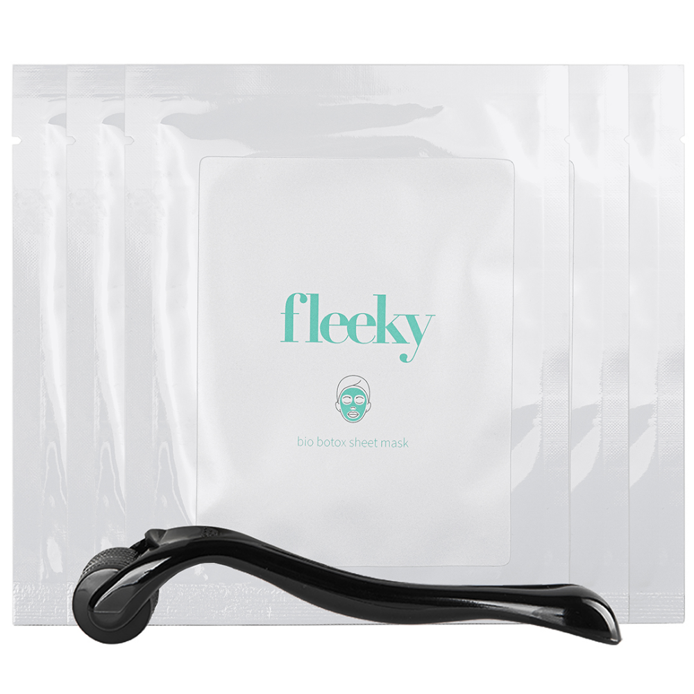 Fleeky Biobotox Sheet Mask & Dermaroller